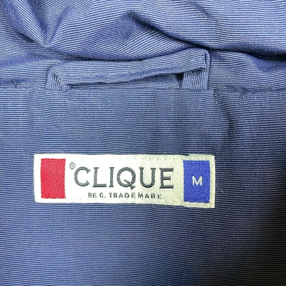 New Clique Men’s High Performance Mitchell Hooded Jacket Full Zip/Button Size M - Picture 5 of 16